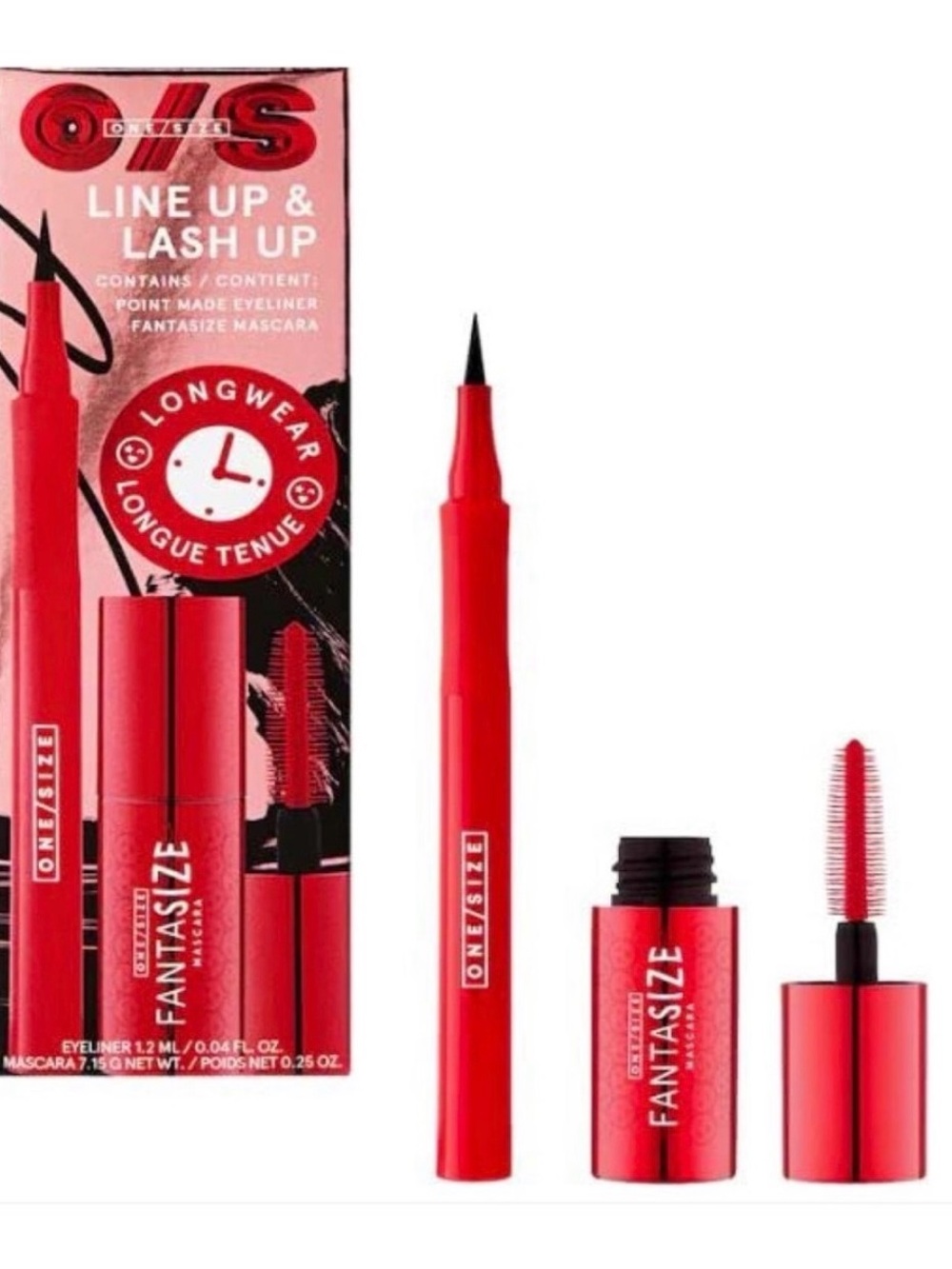 ONE/SIZE Line Up & Lash Up Red Eyeliner and Mascara Duo